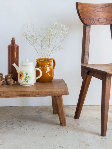 Antoine, le petit banc en teck N°173