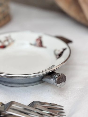 Antoinette, l'assiette enfant en faïence N°199