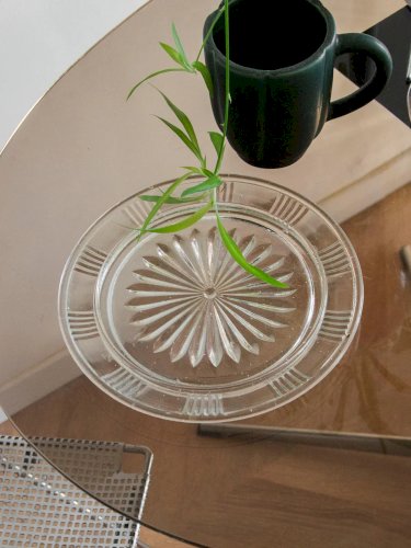Antoinette, l'assiette vintage en verre N°134