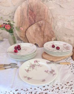 Antoinette, the set of 10 flat plates No. 193