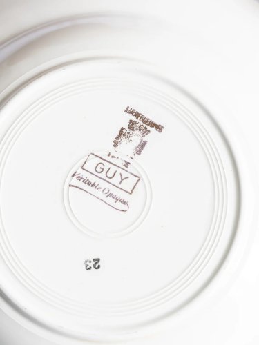 Antoinette, le lot de 5 assiettes Sarreguemines N°118