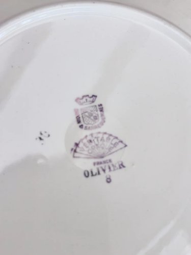 Antoinette, le lot de 6 assiettes à dessert N°196