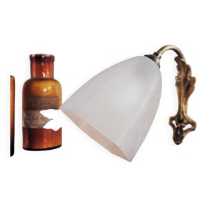 Applique en métal doré vintage