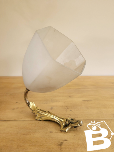 Applique en métal doré vintage