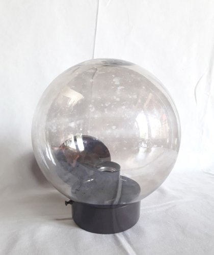 Applique lampe monteuse dd n°140 vintage globe « fumé » disderot delmas