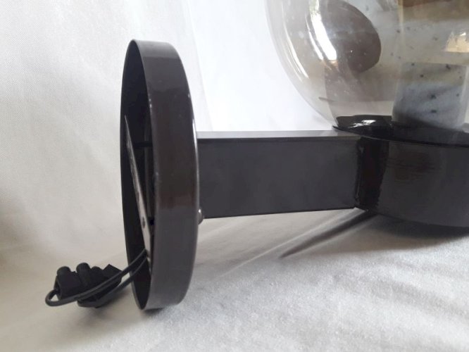 Applique lampe monteuse dd n°140 vintage globe « fumé » disderot delmas