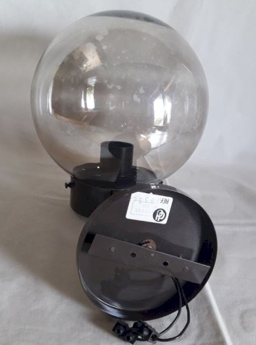 Applique lampe monteuse dd n°140 vintage globe « fumé » disderot delmas