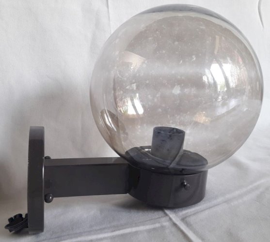 Applique lampe monteuse dd n°140 vintage globe « fumé » disderot delmas