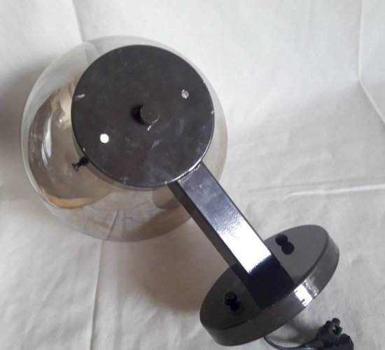 Applique lampe monteuse dd n°140 vintage globe « fumé » disderot delmas