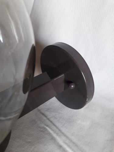 Applique lampe monteuse dd n°140 vintage globe « fumé » disderot delmas
