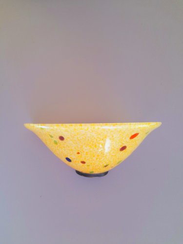 Applique murale en verre coloré 