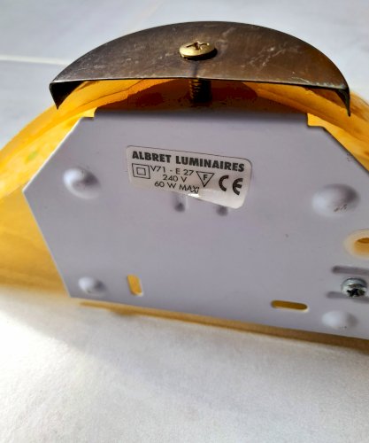 Applique murale en verre coloré 