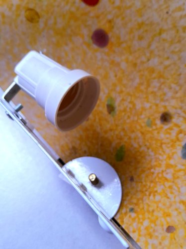 Applique murale en verre coloré 