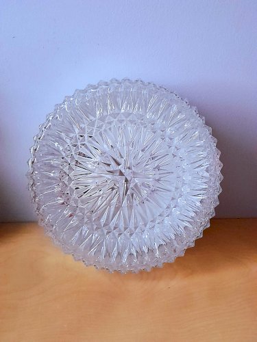 Applique ou plafonnier en verre 1970