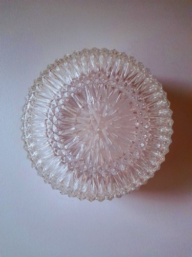 Applique ou plafonnier en verre 1970