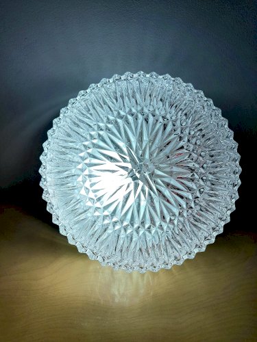 Applique ou plafonnier en verre 1970