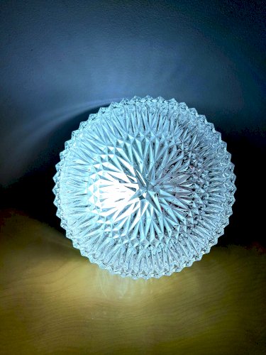 Applique ou plafonnier en verre 1970