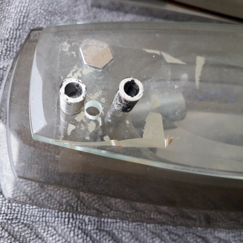 Paire d'appliques verre Véca