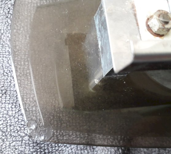 Paire d'appliques verre Véca