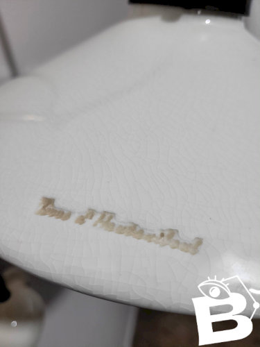 Applique vintage émaillée