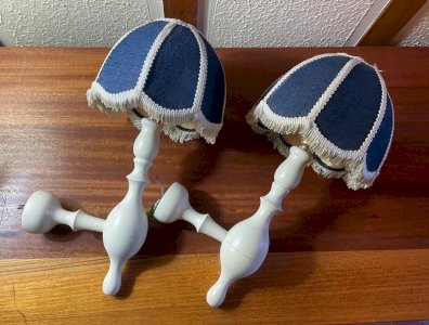 Appliques vintage en bois