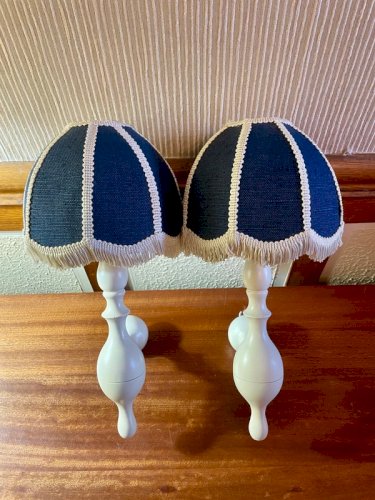 Appliques vintage en bois