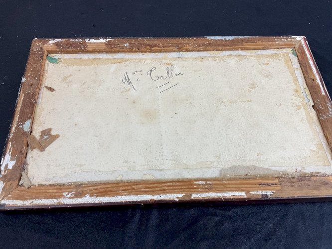 Aquarelle soldats orientalistes zouaves avec soldats français en pose .