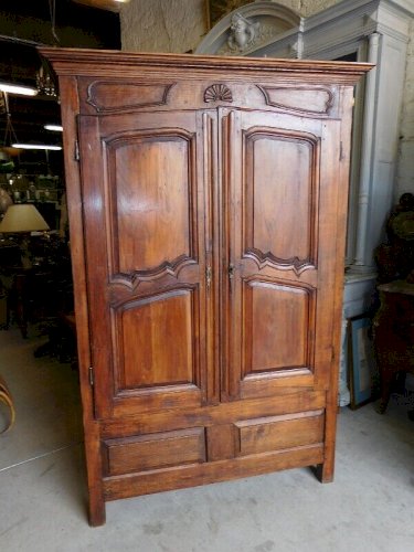ARMOIRE 2 PORTES TRANSITION DU XVIII ème SIECLE