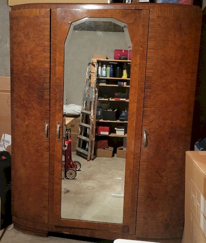 Armoire ancienne Art Deco 3 portes