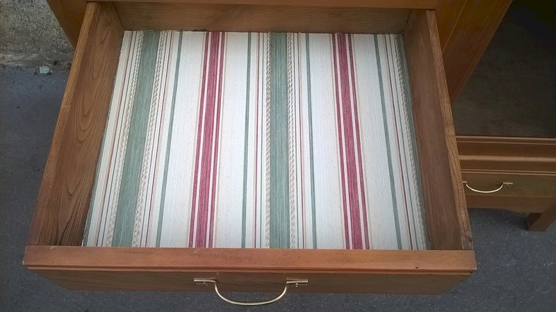 Armoire commode parisienne vitré d'hôtel 1930