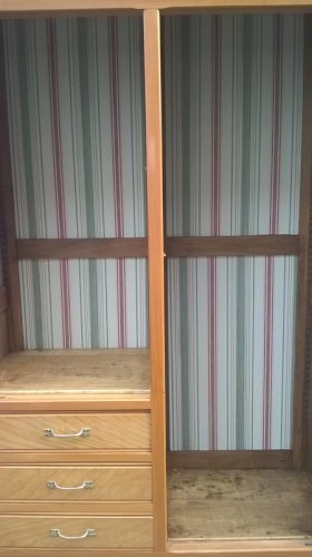 Armoire commode parisienne vitré d'hôtel 1930