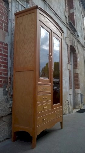 Armoire commode parisienne vitré d'hôtel 1930