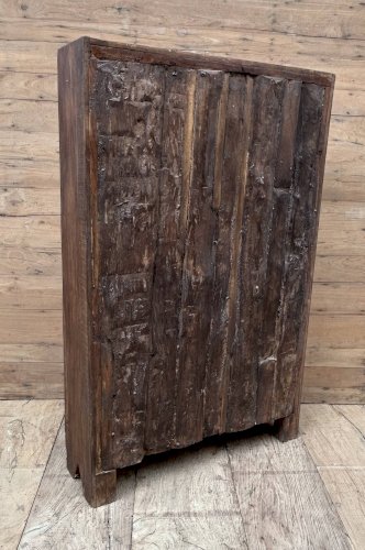 armoire de Bikaner- Rajasthan ciselée en teck birman