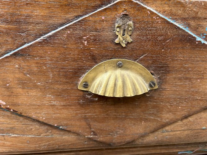 armoire de Bikaner- Rajasthan ciselée en teck birman