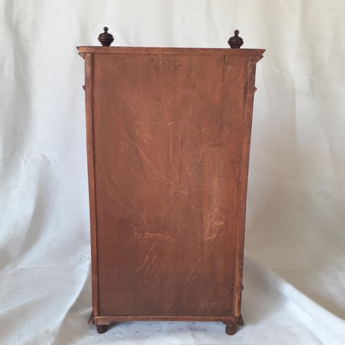 Armoire de poupée ancienne, miroir, à colonnes détachées