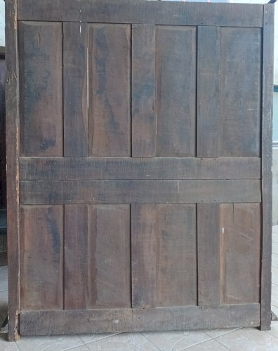Armoire Louis XIV en chêne massif époque 18ème