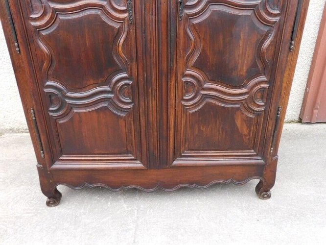 ARMOIRE LOUIS XV EN NOYER DU XVIII ème SIECLE