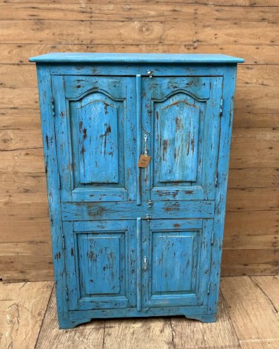 armoire rajasthanaise en teck birman avec patine dorigine