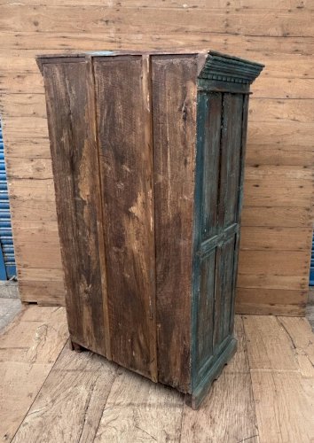 armoire rajasthanaise en teck birman avec patine dorigine