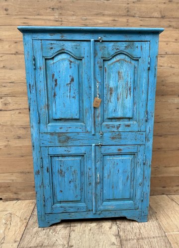 armoire rajasthanaise en teck birman avec patine dorigine