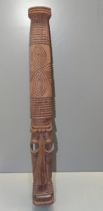 - PRIMITIVE ART AFRICAN ART LARGE DECORATIVE MASK WOOD COLLECTION AFRICA D