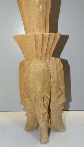 -ART PRIMITIF ART AFRICAIN GRAND SUJET STATUE  BOIS COLLECTION AFRIQUE   D