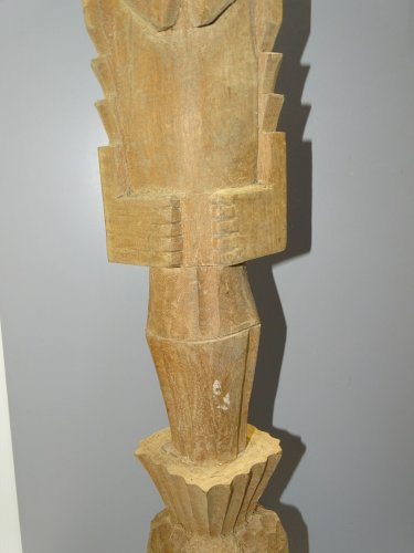 -ART PRIMITIF ART AFRICAIN GRAND SUJET STATUE  BOIS COLLECTION AFRIQUE   D