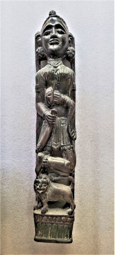 Art tribal/Afrique/Asie -Grande sculpture sur panneau mural en bois