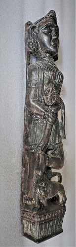 Art tribal/Afrique/Asie -Grande sculpture sur panneau mural en bois