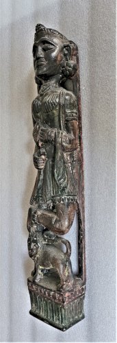 Art tribal/Afrique/Asie -Grande sculpture sur panneau mural en bois