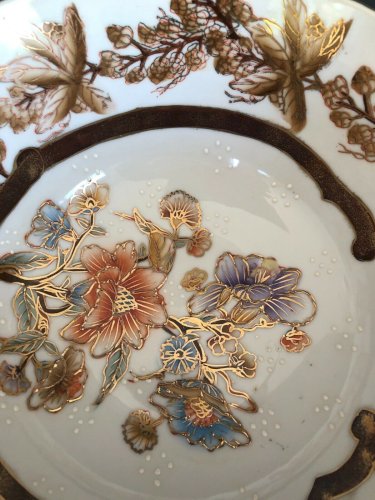 Asie Grand saladier  en porcelaine Satsuma Ou Imari du Japon, Japonais Japanese