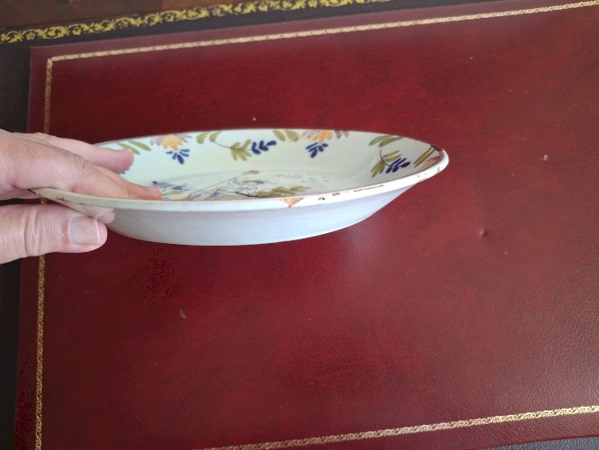 Assiette 1793 faïence de Nevers époque révolutionnaire authentique Constitution l'An 1 rare