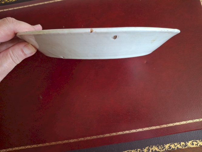 Assiette 1793 faïence de Nevers époque révolutionnaire authentique Constitution l'An 1 rare