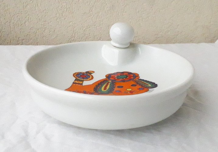 Assiette à bouillie pour bébé vintage